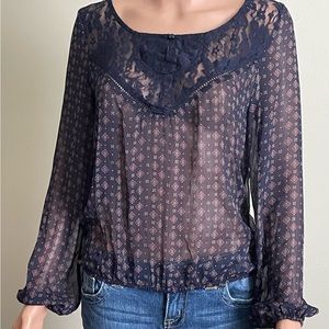 About A Girl Los Angeles XS Blouse womens